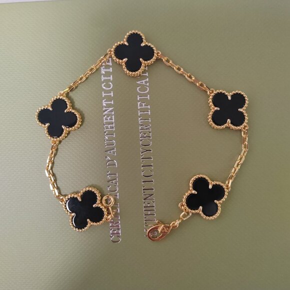 COPY - Van Cleef & Arpels classic black bracelet - Picture 4 of 7